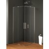New Trendy Smart sprchovací kút 80x80 cm obdĺžniková chromová lesklé/priehľadné sklo EXK-4055