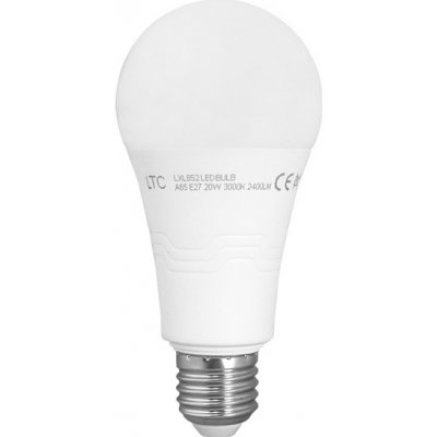 LTC LED žiarovka A65 E27 SMD 20W 230V biela 2400lm.