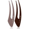 Janeke Hair Clip sponky do vlasov Brown 2x13 cm