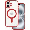 TopQ Zadný kryt Acrylic Color Magsafe pre iPhone 17 červený