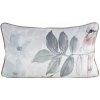 Takoy PREMIUM obojstranný vankúš EVITA z mäkkého zamatu s rastlinným motívom a lemom po okrajoch-HF-462613