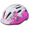 Rebel detská cyklistická prilba biela-ružová veľkosť oblečenia XS-S