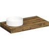 Kompaktná doska pod umývadlo s umývadlom Intedoor TRENTA Compact dub x 90 cm až 160 cm x 50 cm S výrezom