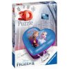 Ravensburger 3D Puzzle 11236 - Herzschatulle Disney Frozen 2 - 54 Teile - Aufbewahrungsbox für Fans von Anna und Elsa ab 8 Jahren
