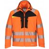 PORTWEST HI-VIS DX475 / Reflexná softshellová bunda - HV oranžová/čierna XXXL