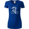 Cyklo kostra - Dámske tričko z organickej bavlny Origin (GOTS) - M ( Kráľovská modrá )