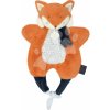 Plyšová líška na bábkové divadlo Doudou Amusette 3v1 Doudou et Compagnie oranžová 30 cm od 0 mes