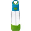 b.box Láhev na pití s brčkem 600 ml - modrá/zelená EUR