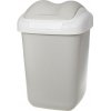 PLAFOR - Kôš odpadkový 15 l FALA s výklopným vekom, capuccino