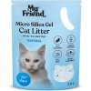 My Friend Micro Silica Natural 3,8l silikónový stelivo pre mačky - jemný, prírodný