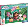 Clementoni - Puzzle Gabby's Dollhouse: Na záhrade MAXI 24 dielikov