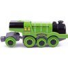 Bigjigs Elektrická lokomotíva Flying Scotsman zelená 691621093061