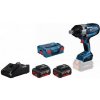 Bosch Náradie - 18V AKU rázový uťahovač, 2x aku 5,0 Ah, nabíjačka 06019J8522