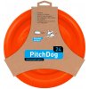 PitchDog Hračka penový lietajúci disk oranžový 24 cm