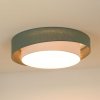 Duolla Stropné LED svetlo Luneta, šalvia/biela, Ø 60 cm, 3-stupňové stmievateľné - 606431
