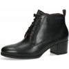 Tamaris dámske kožené členkové čižmy - čierne - 39