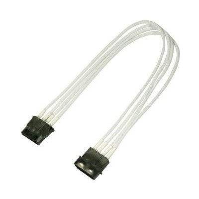 Nanoxia 4-pin Molex 30cm biela 9-4-025 Single sleeve NX4PV3EW