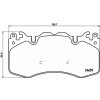 Sada brzdových platničiek kotúčovej brzdy BREMBO P 44 023