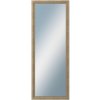 DANTIK - Zrkadlo v rámu, rozmer s rámom 60x160 cm z lišty KŘÍDLO malé strieborné patina (2775)