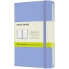 Moleskine Zápisník tvrdé dosky A6 čistý nebesky modrý