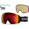 Snowboardové okuliare Smith 4D Mag black | cp sun red mirror+cp storm yellow flash 24 - Odosielame do 24 hodín