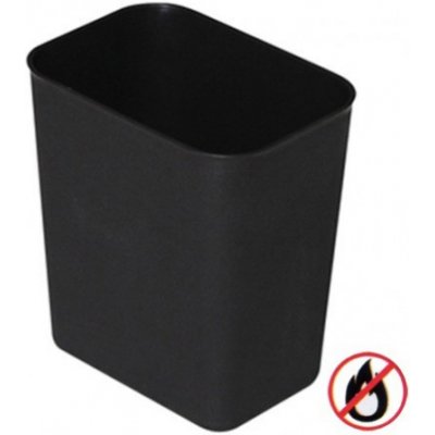 VECTOR WJ_SLT07003_BLA Bezpečnostný odpadkový kôš, plast, čierny, 14 l
