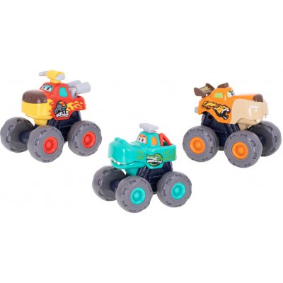 KIK Huile ToysKX5593 Sada autíčok Monster Truck 3 ks