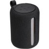 Bluetooth reproduktor s LED svetlom, valec, čierna