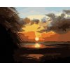 zuty Zuty - Maľovanie Podľa Čísel - Zapadajúce Slnko (D. Rusty Rust), 40X50 Cm, Plátno+Rám (8596530173175)