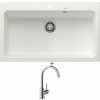 Blanco NAYA XL 9 biela 521816 + Blanco MIDA chróm 517742
