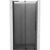 Mexen Velar L, posuvné sprchové dvere do otvoru 100 cm, 8mm šedé sklo, čierna matná, 871-100-003-41-70