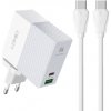 LDNIO A2620C USB, USB-C 65W sieťová nabíjačka + kábel USB-C - USB-C