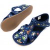 EF Barefoot DETSKÉ PAPUČE EF BAREFOOT 386 - NAVY PATROL Veľkosť: 33, Vnútorná dĺžka topánky v cm: 21.2, Vnútorná šírka topánky v cm: 7.9