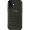 Audi Pouzdro Audi ze syntetické kůže pro iPhone 16 Plus 6.7 černé/černé, pevné, AU-TPUPCIP16M-GT/D2-BK