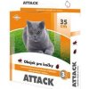 Attack obojok antiparazitárne mačka 35cm