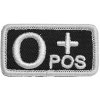 Nášivka textilná 101 Inc krv 0 POS - biela