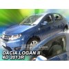 Plexi, ofuky Dacia Logan II 4D 2013=> přední 2ks>