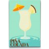 Vymalujsisam.sk Maľovanie podľa čísiel - Piña colada Veľkosť: 40x60cm, Rám: Na kartónovej doske