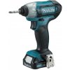 MAKITA TD110DSAE Uťahovač 110 Nm rázový 12V-max CXT - Li-Ion 2.0 Ah akumulátor (2 ks) + nabíjačka, výstup: 1/4