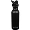 Nerezová fľaša Klean Kanteen Classic Narrow 18oz (w/Sport Cap) - black 532 ml uni