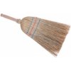 Metla ciroková BAUPRO malá, drevená násada 12cm, 3x šitá