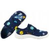 BEFADO 974X578 CHLAPČENSKÉ DOMÁCE TEXTILNÉ PAPUČE / KORKY SOFT NA SUCHÝ ZIPS, Námornícka modrá, Veľkosť 27