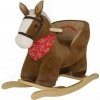 Hojdací koník do interiéru - tmavohnedý