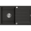 Mexen Bruno - drez granitový 79,5x49,5cm, 1-komorový, čierna-zlatá, 6513791010-75