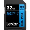 Lexar SDHC 800x Pro UHS-I, C10 (V10) U1, R150 32 GB (LSD0800P032G-BNNNG)