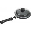 Indukčná titánová panvica ø 20 cm x 5 cm s odnímateľnou rukoväťou a pokrievkou