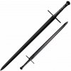 Vega Cold Steel 88HNHM MAA Hand-and-a-Half Sword meč 85 cm,celočierny, koža, kožené puzdro