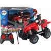 Lean Sport Import LEANToys Quad Dálkově ovládaný červený 27 Mhz 1:16 Bateriový provoz