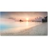 Foto obraz akrylový do obývačky Pláž Maledivy 100x50 cm