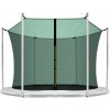 INLEA Vnútorná ochranná sieť na trampolínu s celkovým priemerom 250 cm na 6 tyčí - tmavozelená